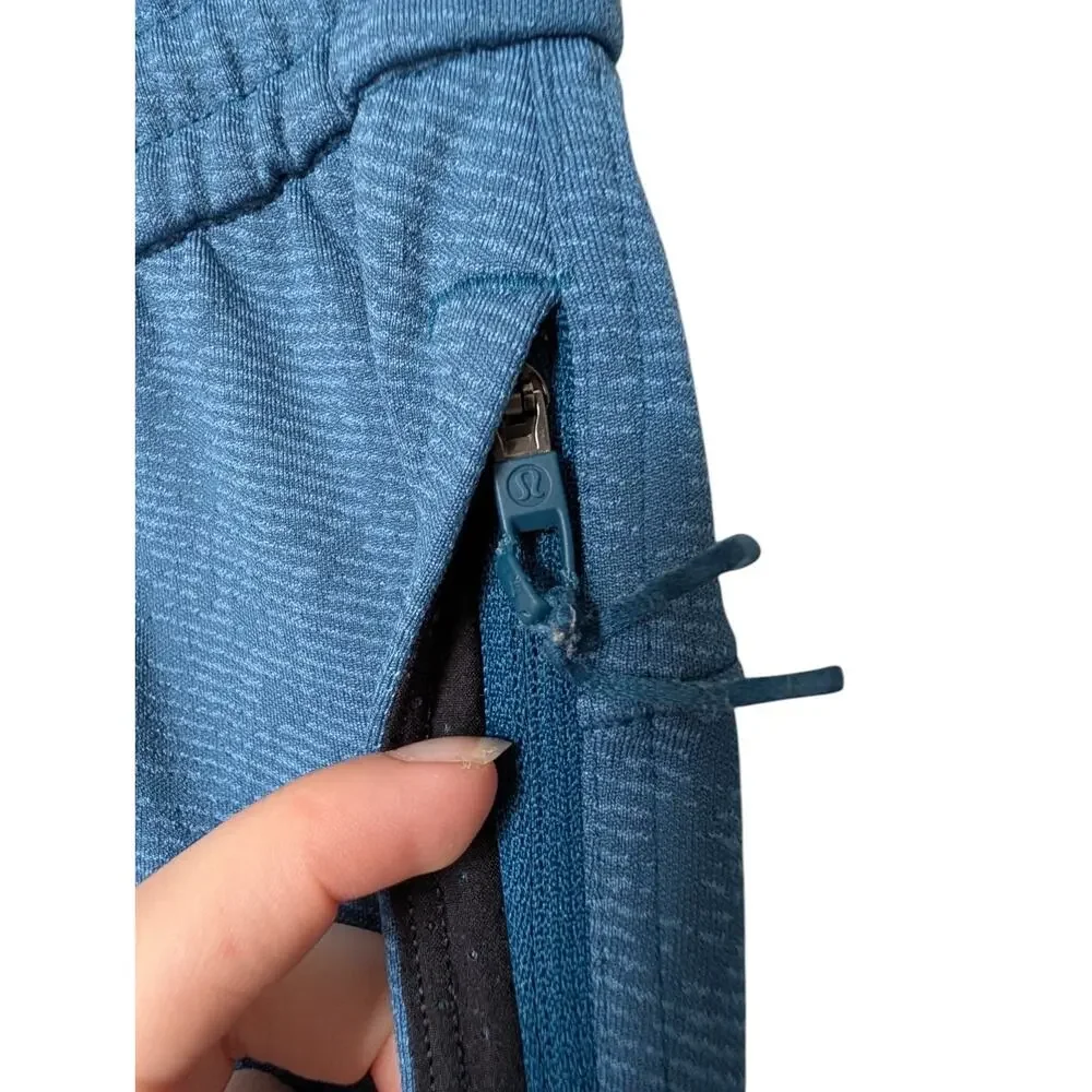 Lululemon License To Train Jogger Pants Mens Size Medium LM5AKGS Blue Camo